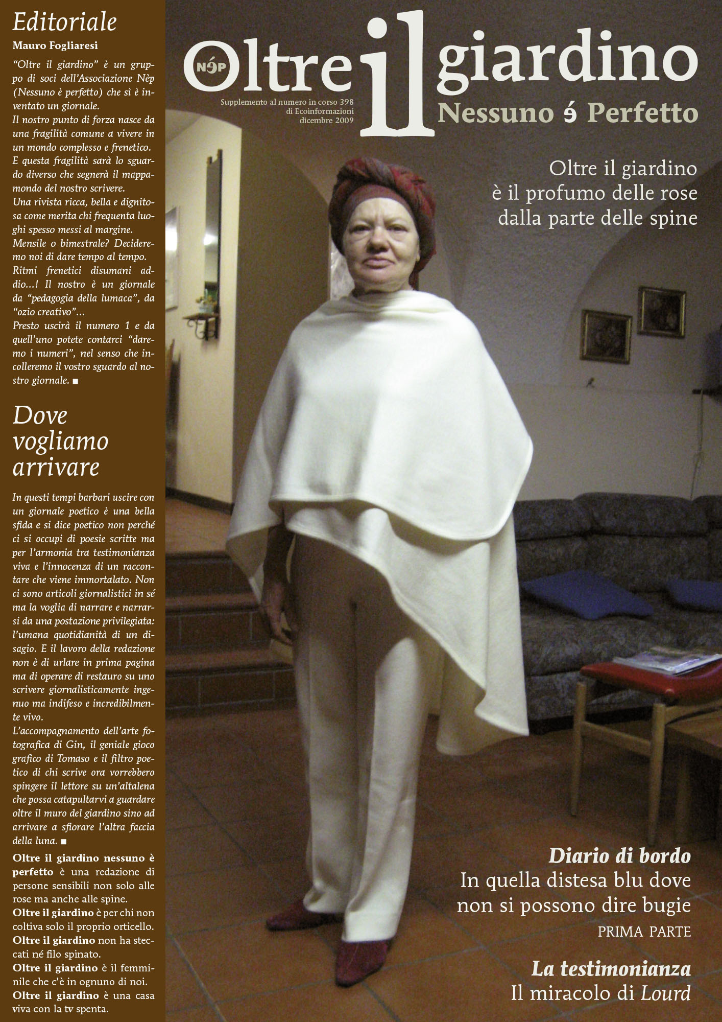 grafica copertina rivista arteterapia