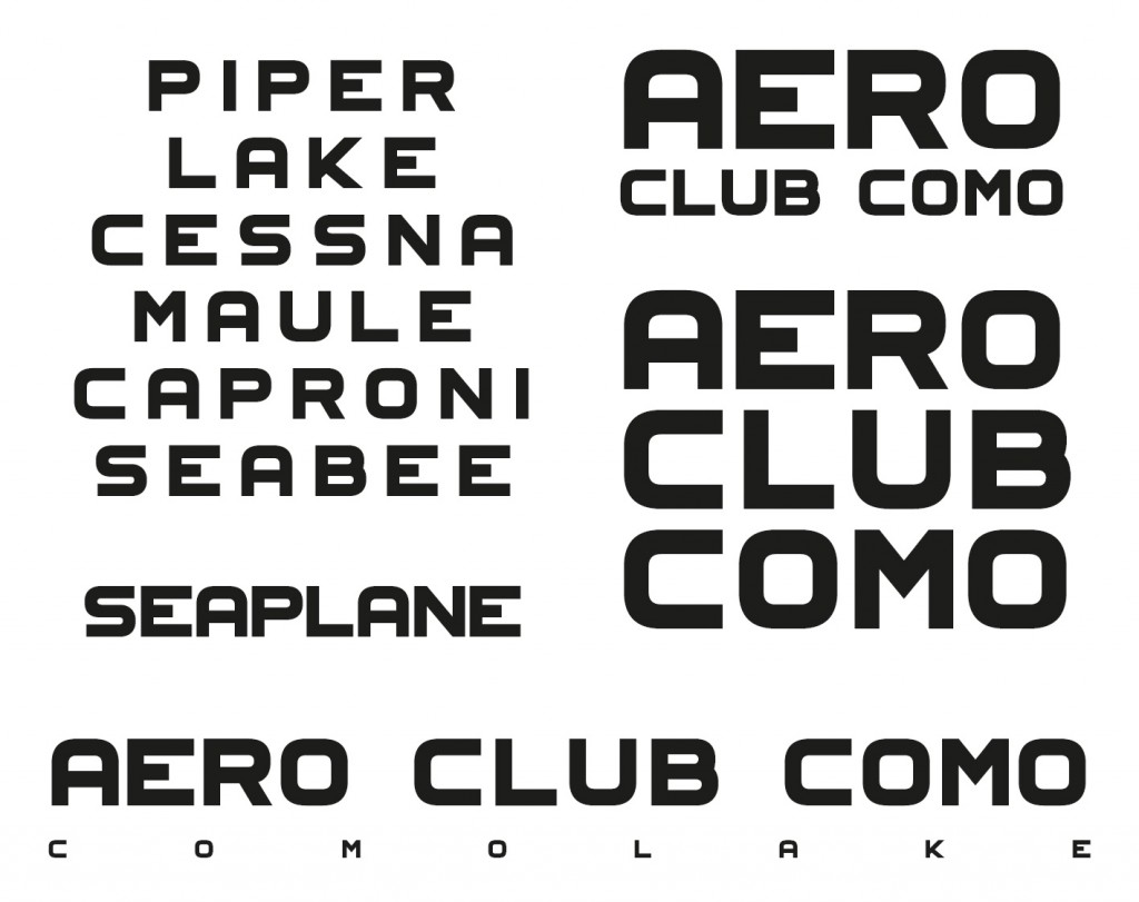 font Aero Club Como