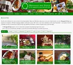 web design alimentazione cibo