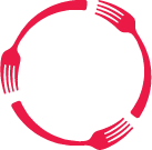 logo messaggi dal frigo - forchette