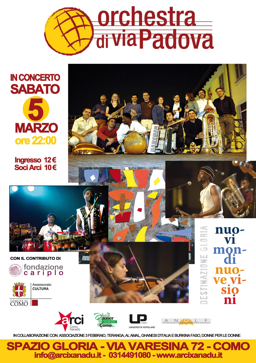 Locandina Orchestra di Via Padova